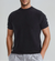 Heren casual t-shirt met korte mouwen - klassiek zwart casual wear - gebreid ontwerp