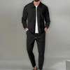 Heren 2-delige casual set - stijlvol ritsjack voor smart leisurewear