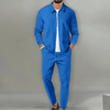 Heren 2-delige casual set - stijlvol ritsjack voor smart leisurewear