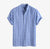 Andrs - casual gestreepte overhemd - klassieke blauw-witte streepdesign