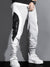 Heren joggingbroek met trekkingkoord - trendy sportieve broek met zijpanelen en zakken