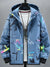 Heren graphic hoodie - lichtgewicht buitenjacket voor casual gebruik