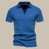 Heren v-hals polo shirt - veelzijdige casual kleding voor dagelijks gebruik