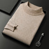 Tijdloze crewneck trui - lichte heren knitwear