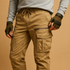 Heren utility cargo broeken - duurzame stretch katoenen broek voor dagelijks gebruik