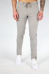 Heren joggingbroek slim fit grijs - luxe vrijetijdskleding voor elke dag