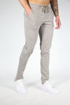 Heren joggingbroek slim fit grijs - luxe vrijetijdskleding voor elke dag
