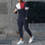2-delige heren trainingspak set - blauwe en rode casual outfit voor dagelijks gemak - lange mouw top met broek