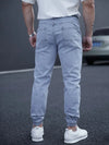 Heren tapered jogger jeans met trekkoord - casual en relaxte denim broeken