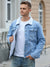 Heren casual denim jack met sherpa voering - stijlvolle buitenjak voor elke dag