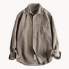 Heren corduroy shirt - duurzame casual uitstraling met lange mouwen