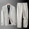 2-delige blazer en broek set - verfijnde mannenformele outfit