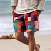 Heren zwemshorts - levendige strandmode voor ontspanning - lichtgewicht sneldrogende zomerzwemkleding