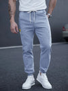 Heren tapered jogger jeans met trekkoord - casual en relaxte denim broeken