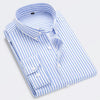 Heren klassieke gestreepte formele shirt - elegante kreukvrije kantooroutfit