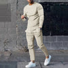 Stijlvolle zwarte trainingsoutfit - moderne heren lounge set