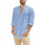Heren linnen button-up shirt - verfijnde casual mode voor mannen