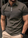 Zippered polo shirt - ademende casual outfit voor heren