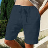 Heren linnen shorts - lichtgewicht casual broekjes voor strand en vakantie