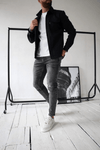 Lichtgewicht heren casual shirt jacket - veelzijdige buitenlaag voor casual en semi-formele gelegenheden