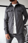Lichtgewicht heren casual shirt jacket - veelzijdige buitenlaag voor casual en semi-formele gelegenheden