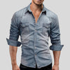 Heren denimshirt - veelzijdige en duurzame casual kleding
