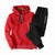 2-delige heren trainingsbroek - stijlvolle capuchontrui en joggingshorts voor casual wear