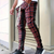 Heren slim fit geruite broeken - trendy casual zomerbroek voor dagelijks gebruik