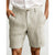 Heren linnen chino shorts - lichte zomerbroek met relaxte pasvorm voor uitjes