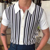 Gebreide zomer polo - eigentijdse casual herenmode met een unieke twist