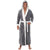 Heren badjas - luxe badjas van fleece met capuchon voor ultieme ontspanning