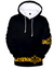 Mannen anime hoodie - stijlvolle zwarte pullover met uniek one piece ontwerp