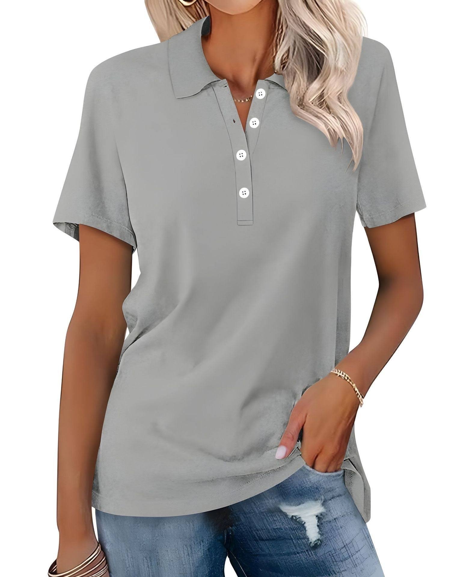 Dames polo shirt - ademend en stijlvol casual top
